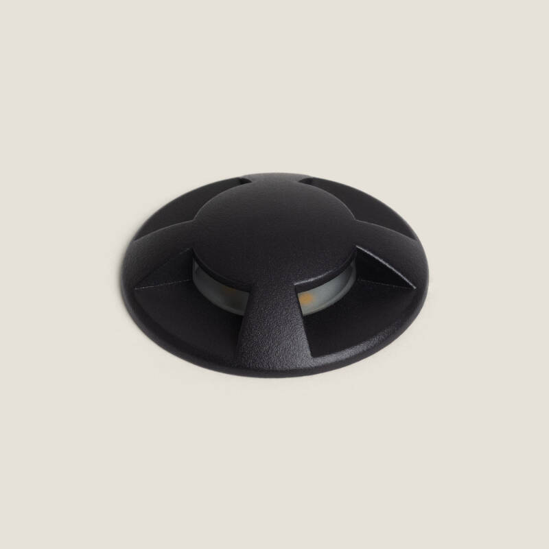 Image of Edit Round Quad 3W LED Recessed Ground Light