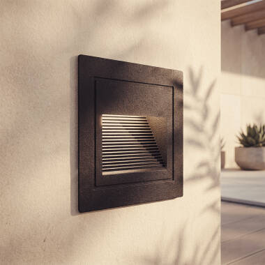 Image of Edit Olite 3W LED Square Recessed Wall Light