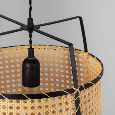 Image of Edit Baco Rattan Ceiling Pendant Light