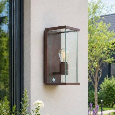 Edit Halo Half Lantern Outdoor Wall Light