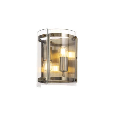 Bobbin 2 Arm Flush Wall Light