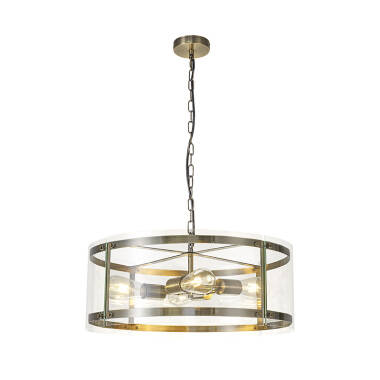 Bobbin 4 Arm Ceiling Pendant Light