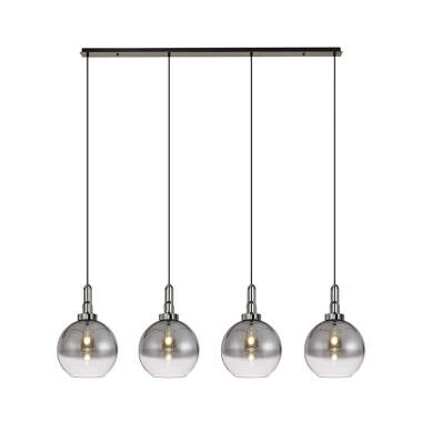 Carolina Glass 4 Light Bar Ceiling Pendant