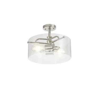 Charlotte Glass Semi-Flush Ceiling Light