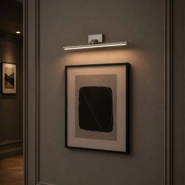 Image of Edit Slimline 400 USB Rechargeable LED Picture Light With Remote Control