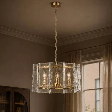 Image of Wisteria Vere Glass Ceiling Pendant Light