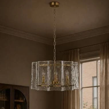 Image of Wisteria Vere Glass Ceiling Pendant Light