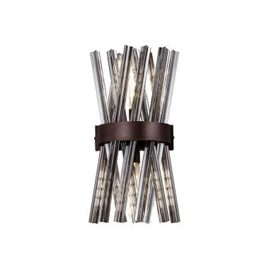Woxsall Glass Flush Wall Light