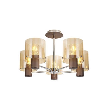 Jene 5 Arm Semi-Flush Ceiling Light