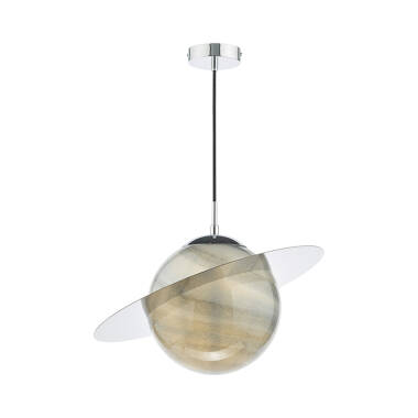 Dar Saturn Glass Ceiling Pendant Light