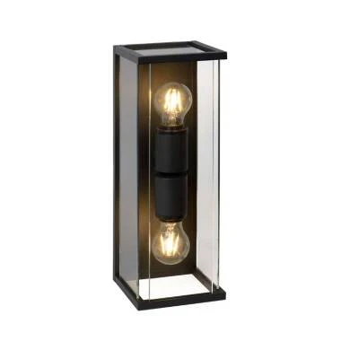 Lucide Claire Half Lantern Outdoor Twin Wall Light