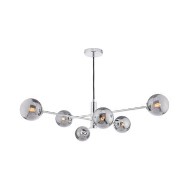 Dar Vignette 6 Arm Ceiling Pendant Light
