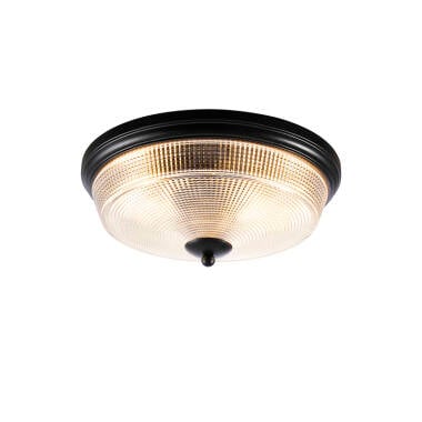 Arabella Glass Flush Ceiling Light