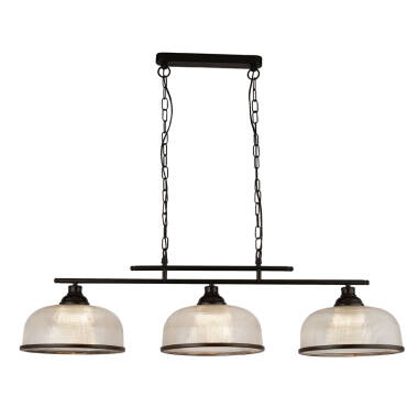 Searchlight Highworth 3 Light Glass Bar Ceiling Pendant