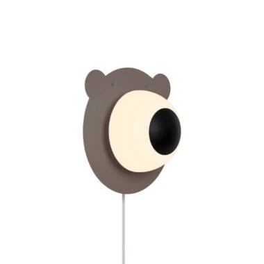 Nordlux Bruna Bear Flush Wall Light With Plug