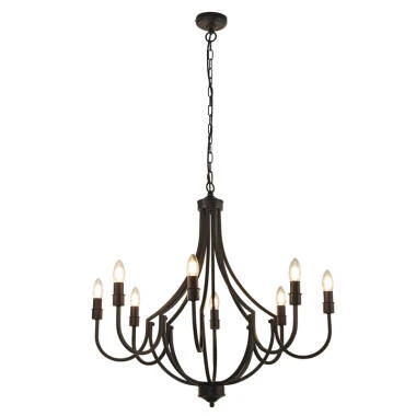 Searchlight Lodge 8 Light Chandelier