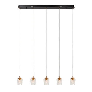 Lucide Berliane 5 Light LED Glass Bar Ceiling Pendant