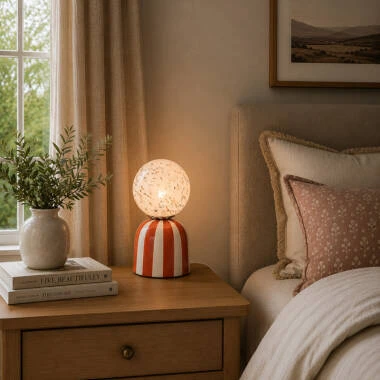 Wisteria Pop Ceramic Table Lamp