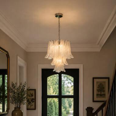Wisteria River Glass Chandelier