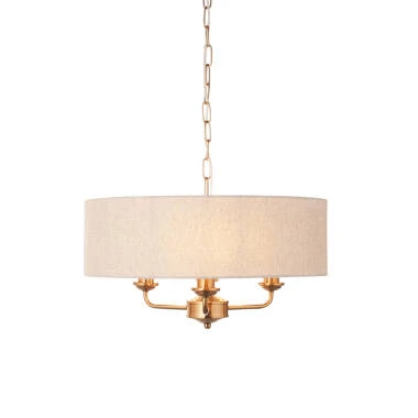 Luxia Bampton 3 Arm Ceiling Pendant Light