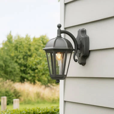 Edit Coastal Bay Outdoor Hanging Lantern Wall Light