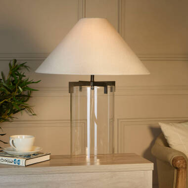 Westport Hampton Tall Glass Table Lamp