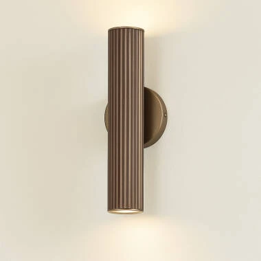 Westport Silk Knurl Ridged 250 Up & Down Wall Light