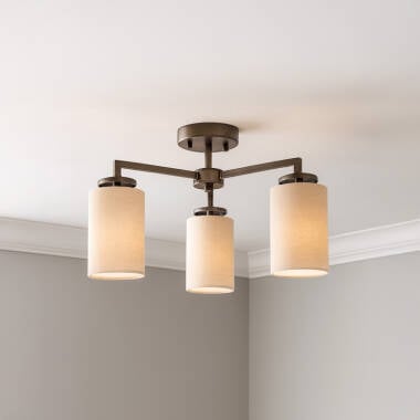 Wisteria Brook 3 Arm Semi-Flush Ceiling Light