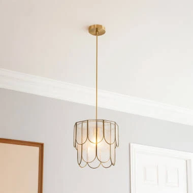 Wisteria Jazmin Clear Glass Chandelier