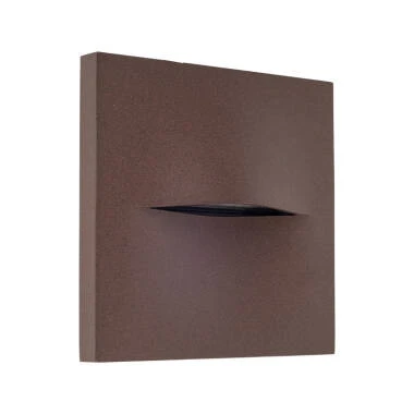 Edit Terra LED Square Outdoor Flush Wall Light