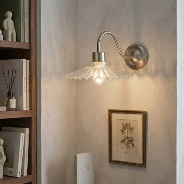 Wisteria Cambridge Glass Wall Light