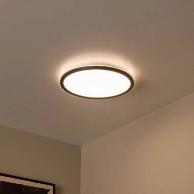 Lucide Castor LED Flush Ceiling Light with Remote Control