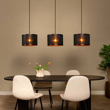 Lucide Tagalog 3 Light Bar Ceiling Pendant
