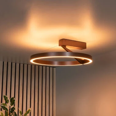 Lucide Applause 400 CCT LED Semi-Flush Ceiling Light with Remote Control