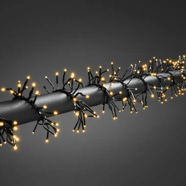 Konstsmide 5.8M Amber LED Multi-Function Cluster String Lights
