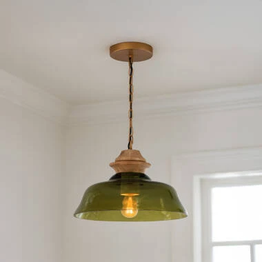 Khudi & Khora Brook Glass Ceiling Pendant Light