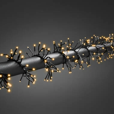 Konstsmide 5.8M Amber LED Multi-Function Cluster String Lights