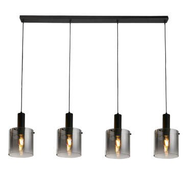 Searchlight Sweden 4 Light Glass Bar Ceiling Pendant