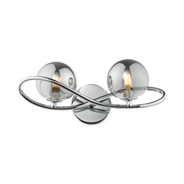 Dar Lysandra Twin Wall Light