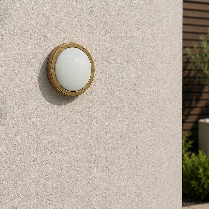 Image of Westport Coastal Saltburn Outdoor Flush Wall Light