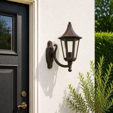 Edit Coastal Shanklin Outdoor Lantern Wall Light