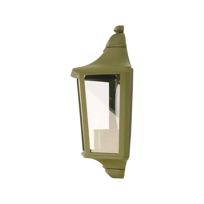 Image of Edit Coastal Dunbar Half Lantern Outdoor Wall Light
