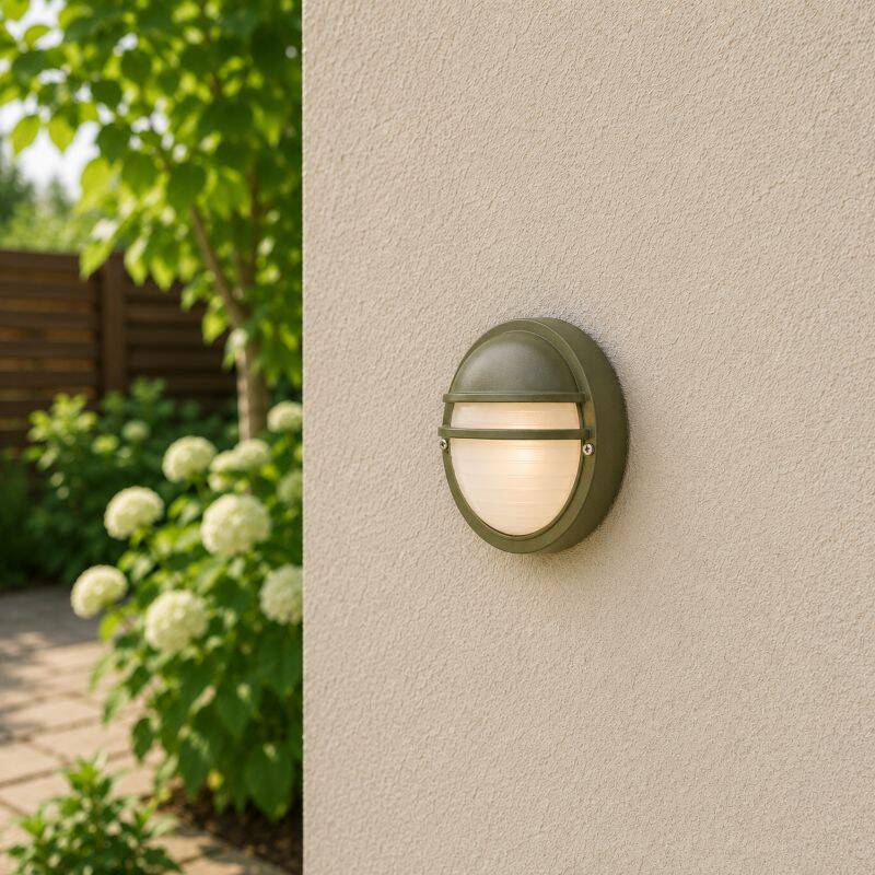Image of Edit Coastal Cragside Outdoor Flush Wall Light