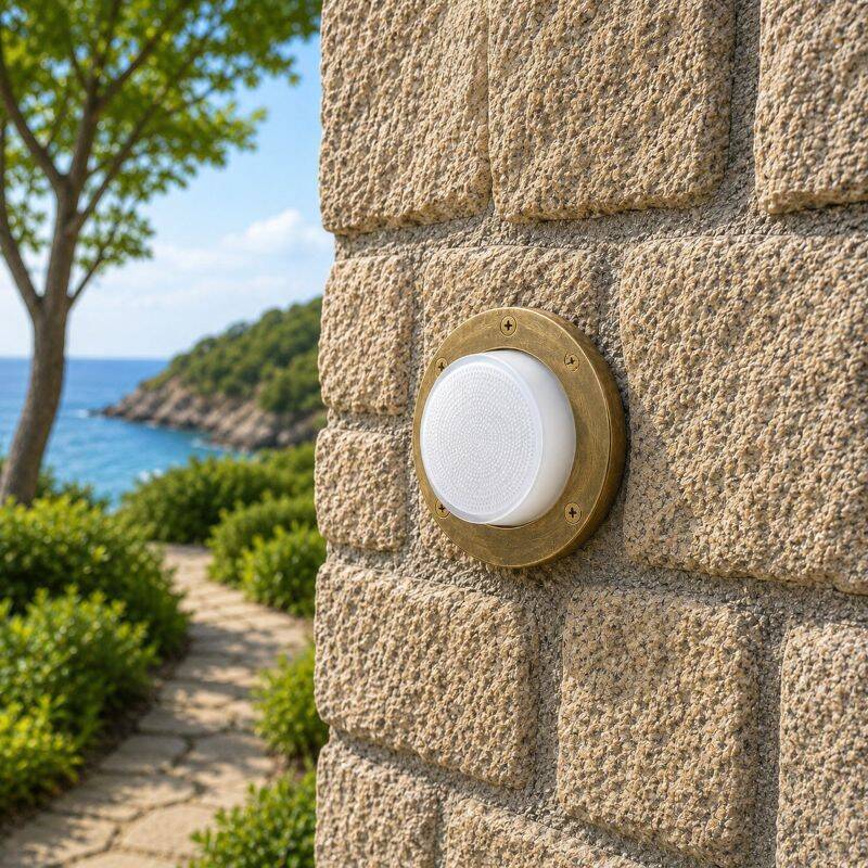 Image of Westport Coastal Runswick Outdoor Flush Wall Light