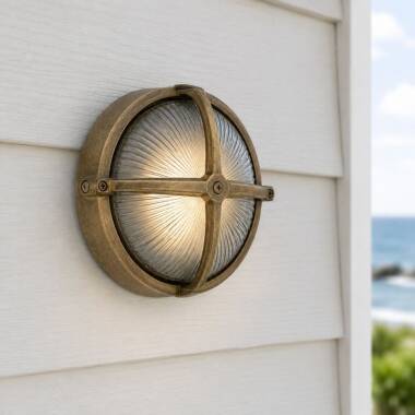 Image of Westport Coastal Oban Outdoor Flush Wall Light