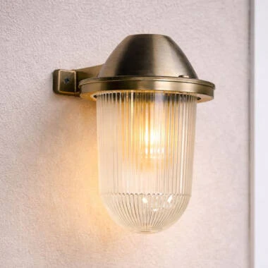 Westport Coastal Wave Outdoor Wall Light