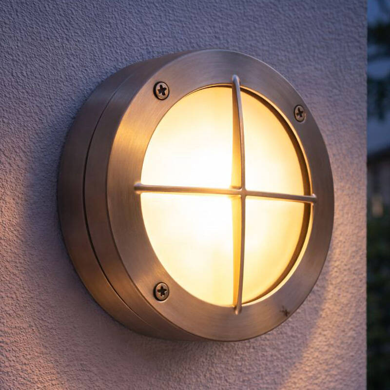 Image of Westport Coastal Sand Outdoor Flush Wall Light