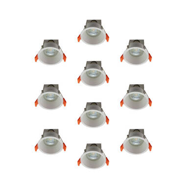 Envirolight Deep Recessed Fixed Downlight - Pack of 10