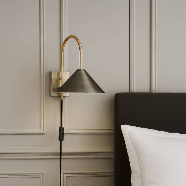 Wisteria Strikey Wall Light With Plug