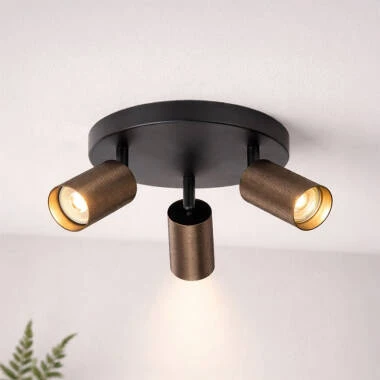 Westport Moto Knurl 3 Light Ceiling Spotlight Plate